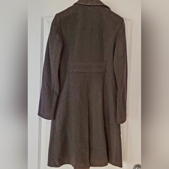 Charcoal Grey Wool Coat - Picture 2 of 7